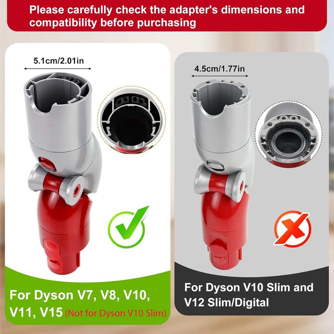 Unterer Adapter und Schnellverschluss-Adapter Oben 970790-01 für Dyson V7 V8 V10 V11 V15 Staubsauger