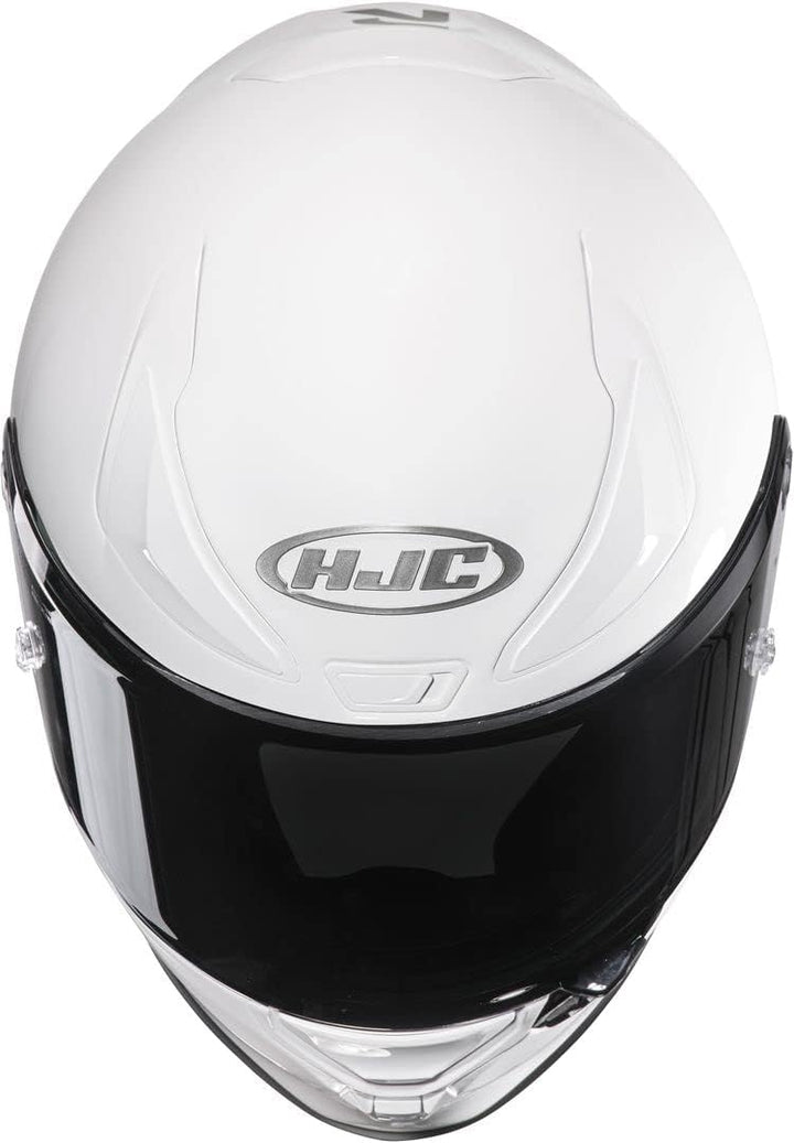 HJC RPHA 1 Solid Racing Helmet Motorradhelm Rennhelm FIM ECE 22.06 Integralhelm XXL Weiss, XXL Weiss