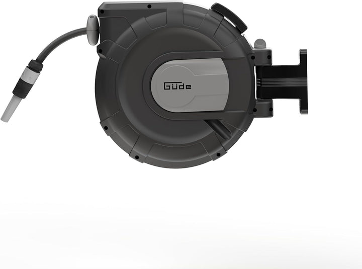 Güde Automatik Schlauchtrommel 30-2-2 1/2 (180° schwenkbar, zur Wandmontage, 30 m Schlauch, Wassersp