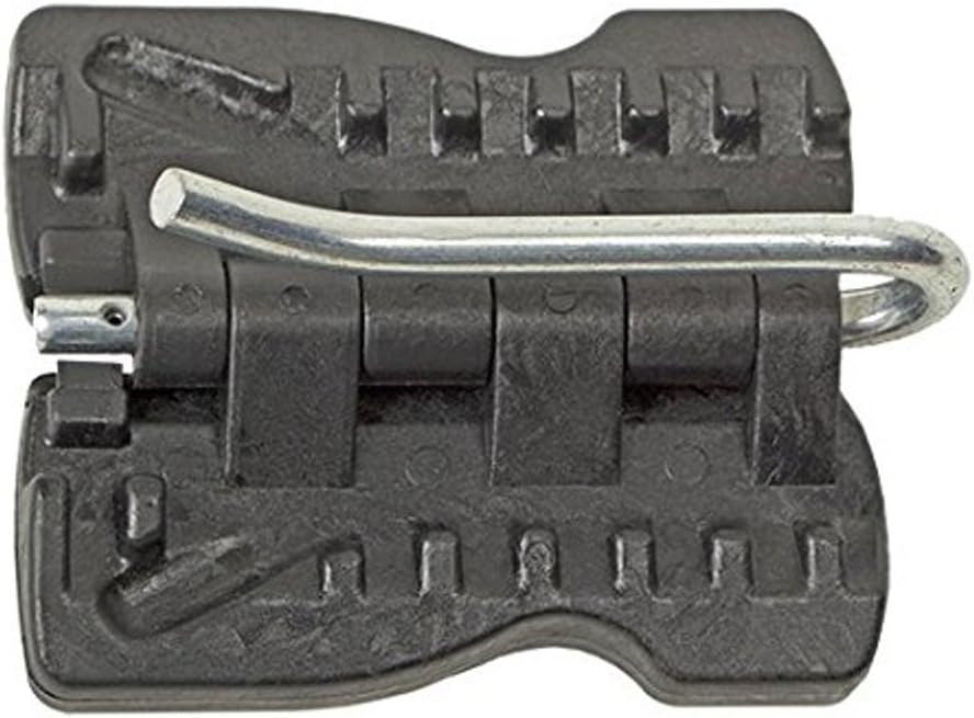 Fat Ivan The Original Klappbarer Türkeil mit Magnet (schwarz) Schwarz 1, Schwarz 1