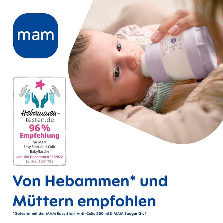 MAM Vorteilspack II Starterset 19 tlg. Anti-Colic Flaschen Set Bürste Babykostwärmer