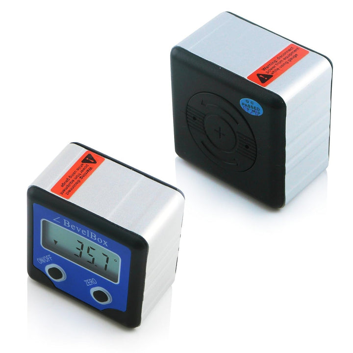 Digitaler LCD Winkelmesser, Winkelmessgerät Magnetfuss Winkelmesswerkzeug Bevel Box Inklinometer IP5