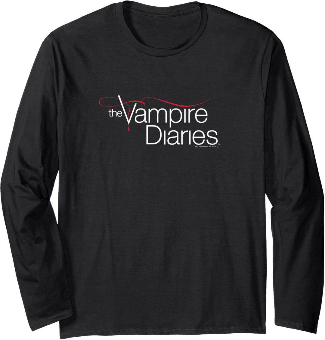 The Vampire Diaries Logo Langarmshirt