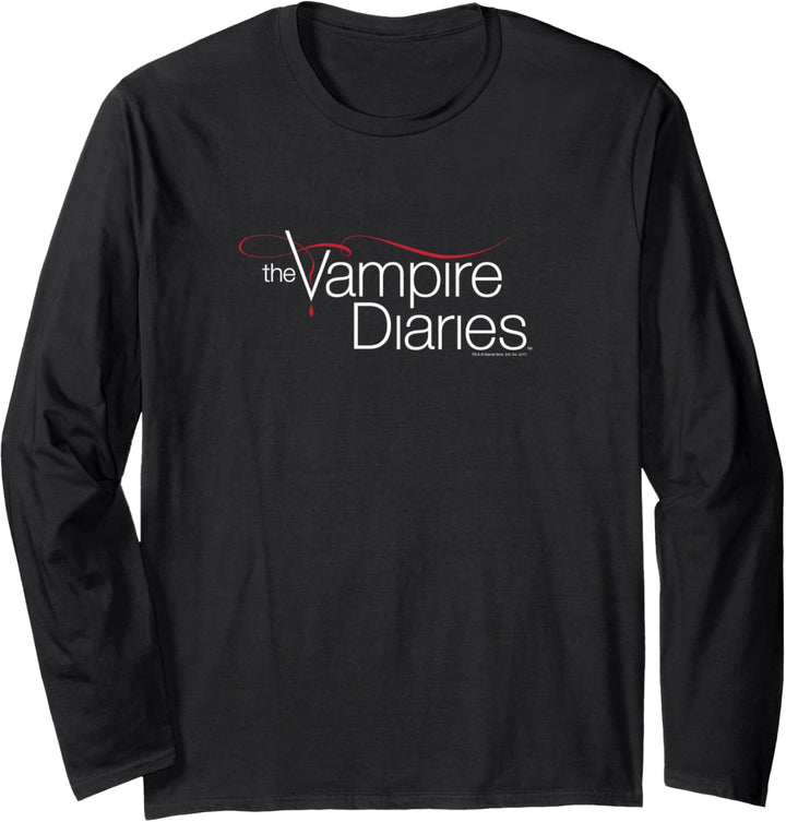 The Vampire Diaries Logo Langarmshirt