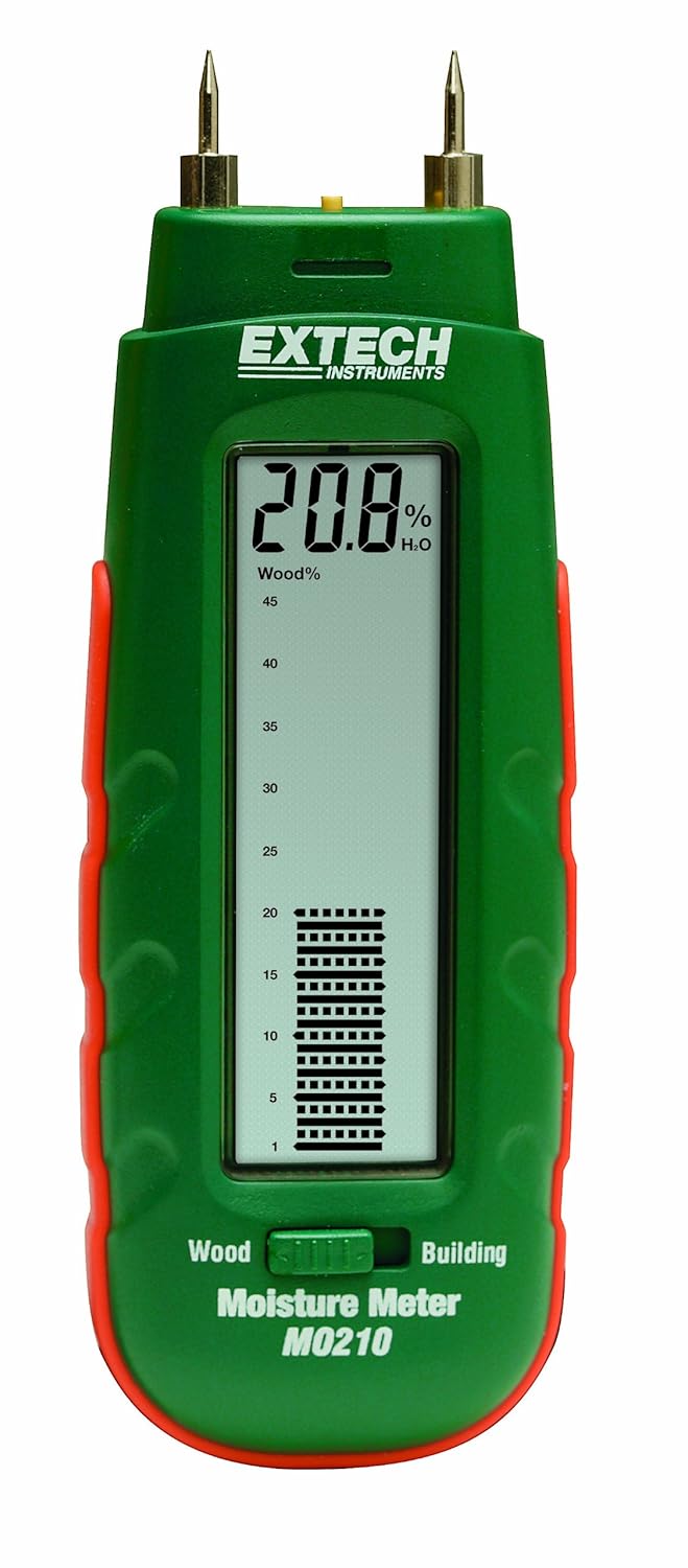 Extech MO210 EXTMO210 Taschen-Feuchtigkeitsmessgerät Holz/Gebäude Mtl.