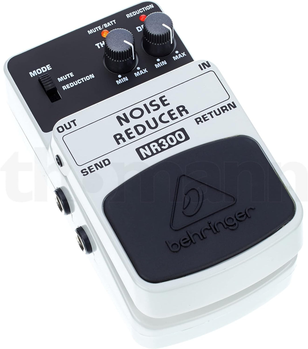 Behringer NOISE REDUCER NR300 Ultimatives Effektpedal zur Rauschunterdrückung & OVERDRIVE/DISTORTION