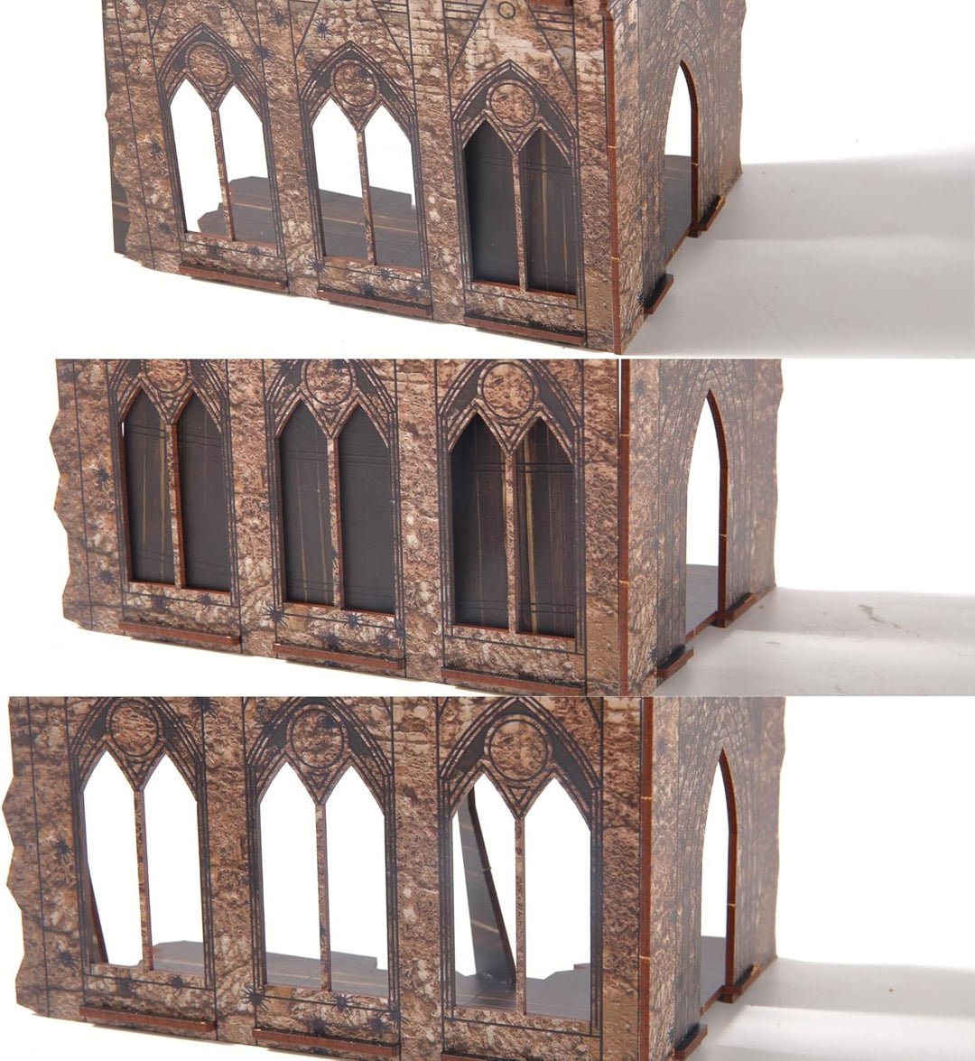 Epic Ruins Terrain-Set für WH40K DND Pathfinder, 28 mm, Miniatur-Kriegsspiel, modulares Zubehör, TTR