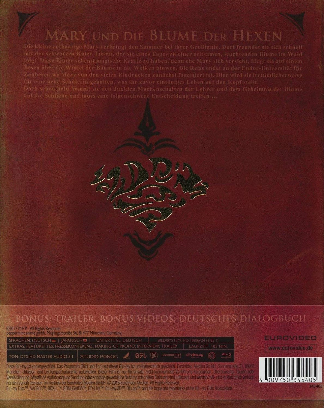 Mary und die Blume der Hexen [Blu-ray] [Limited Edition im Schuber in Lederoptik, Blu-ray