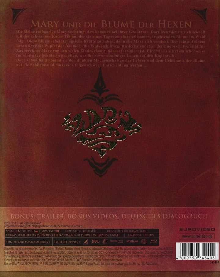 Mary und die Blume der Hexen [Blu-ray] [Limited Edition im Schuber in Lederoptik, Blu-ray