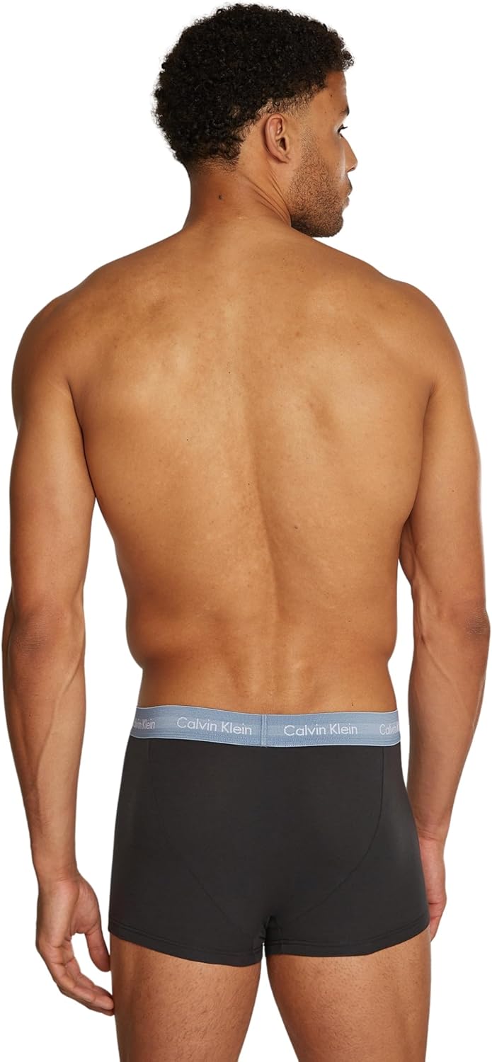Calvin Klein Herren Low Rise Trunk S Black (B- Ink, Ash, Troposphere), S Black (B- Ink, Ash, Troposp