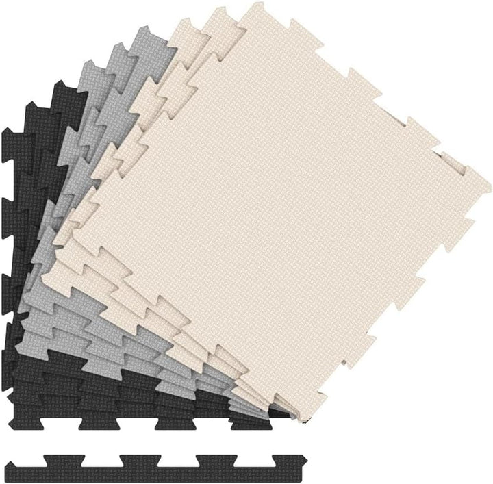 TULANO Gioco 15 | Puzzlematte Krabbeldecke Schaumstoff Spielmatte Schaumstoffmatte Krabbelmatte für