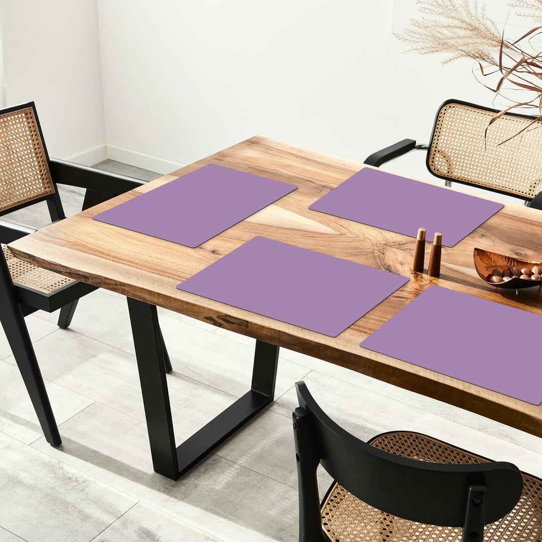 KitchenYeah© Platzsets Abwaschbar 6-Teilig 45x30 cm Tischsets Platzdeckchen Platzset Unterlage Tisch