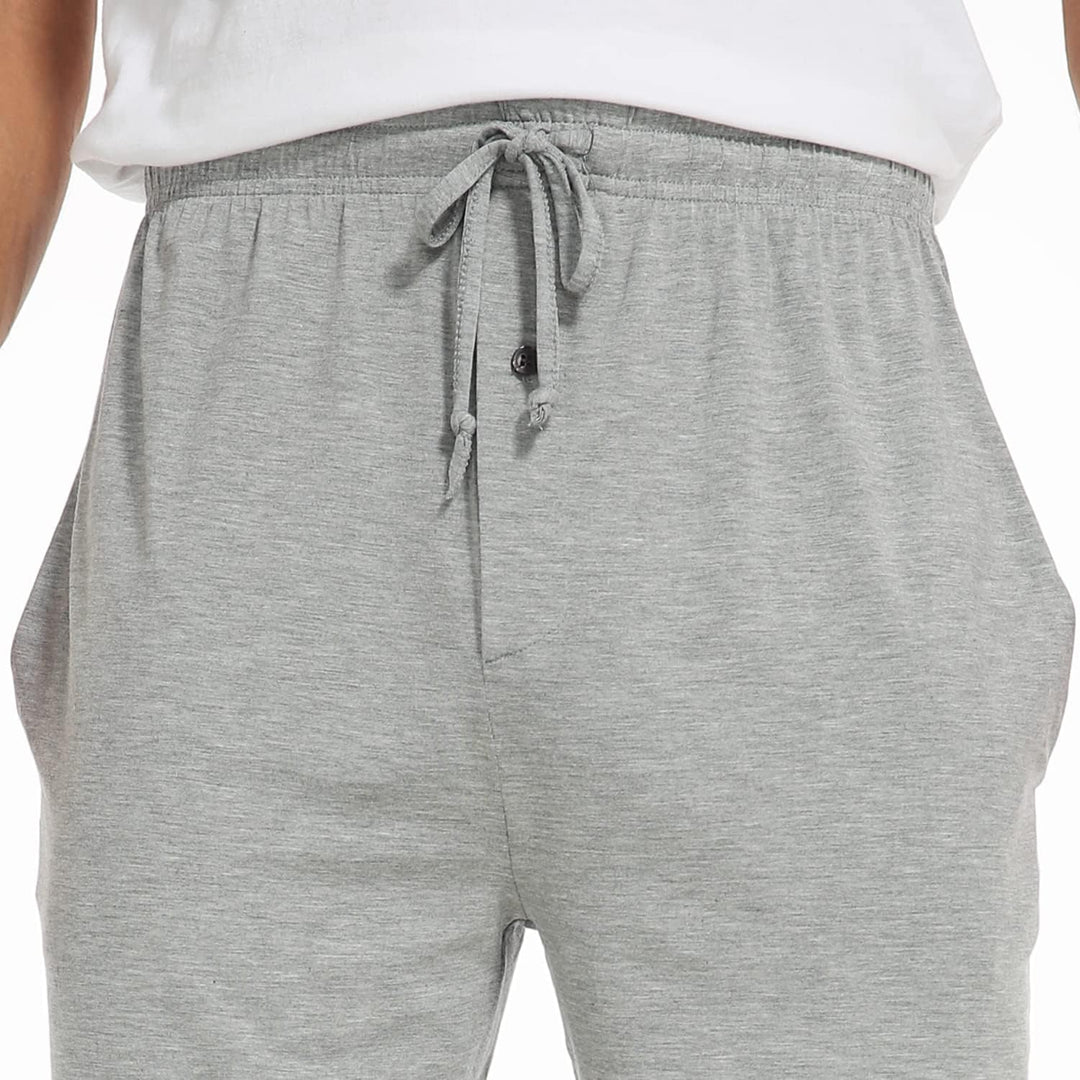 North Bund Herren Schlafanzughose Kurz Pyjamahose 2er Pack Schlafshorts Freizeithose Sommer Nachtwäs