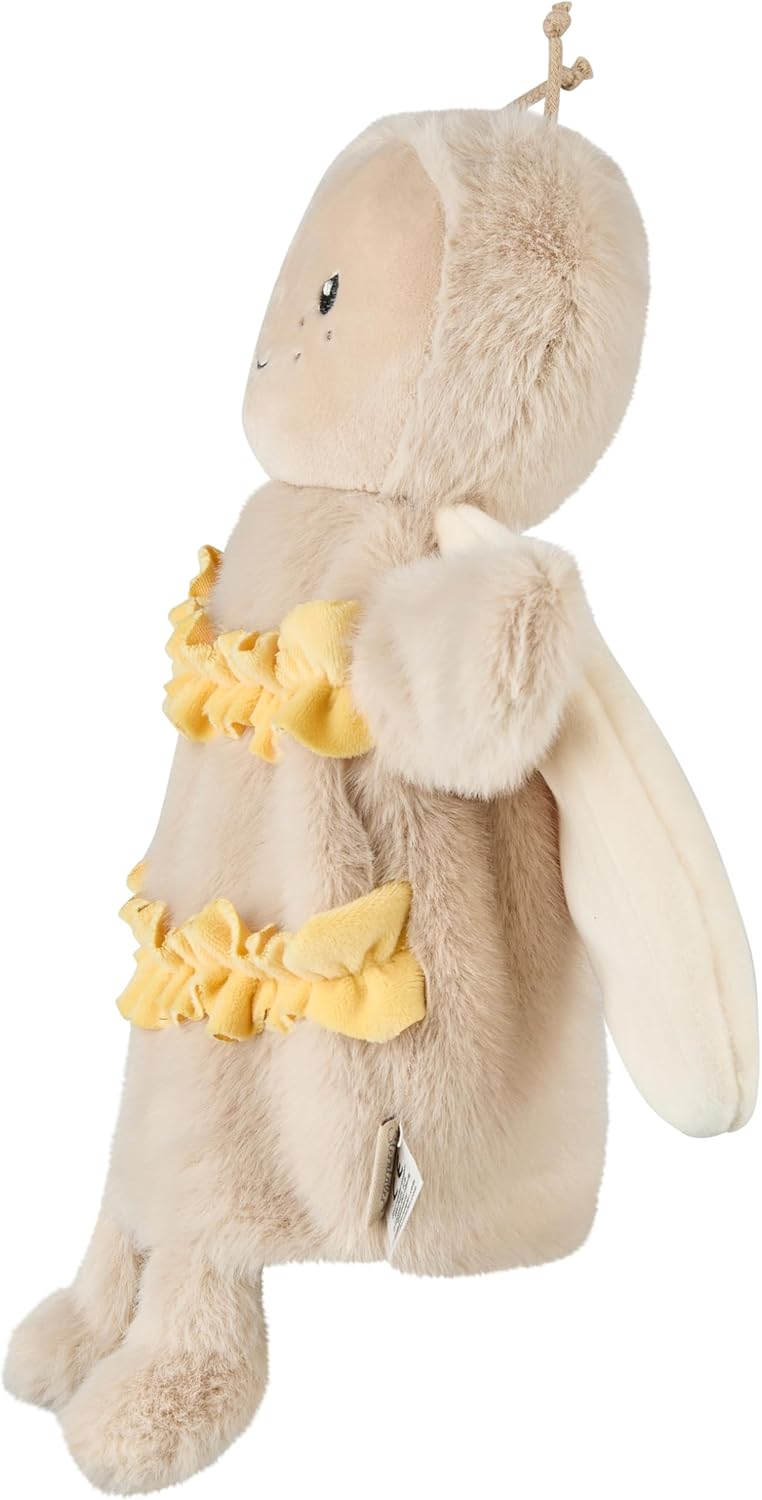 Sterntaler Handpuppe Biene aus weichem Flausch, Kinder- und Babyspielzeug, Kopf wattiert mit Polyest