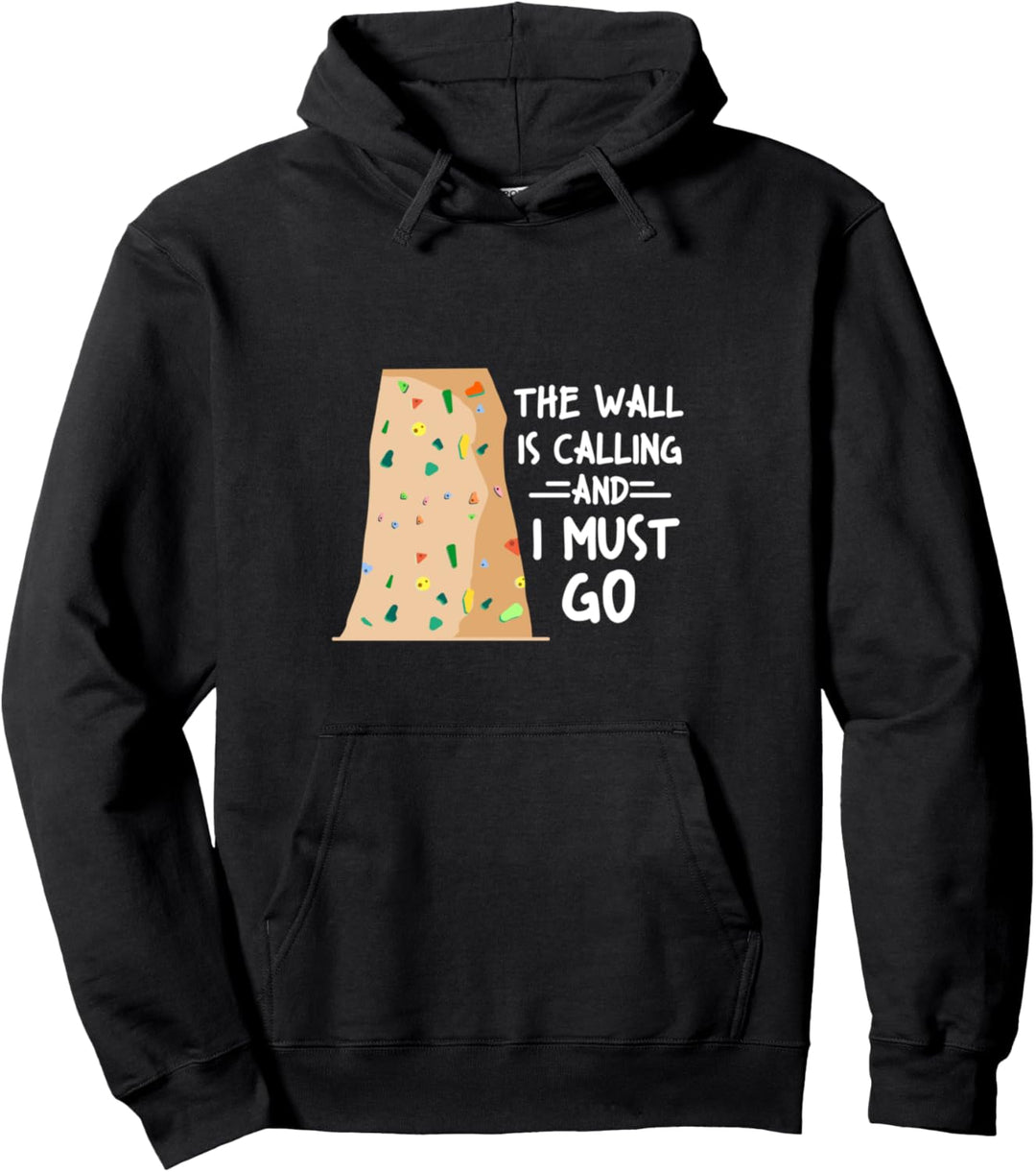 Bouldern Wand Klettern Freiklettern Boulderer Pullover Hoodie