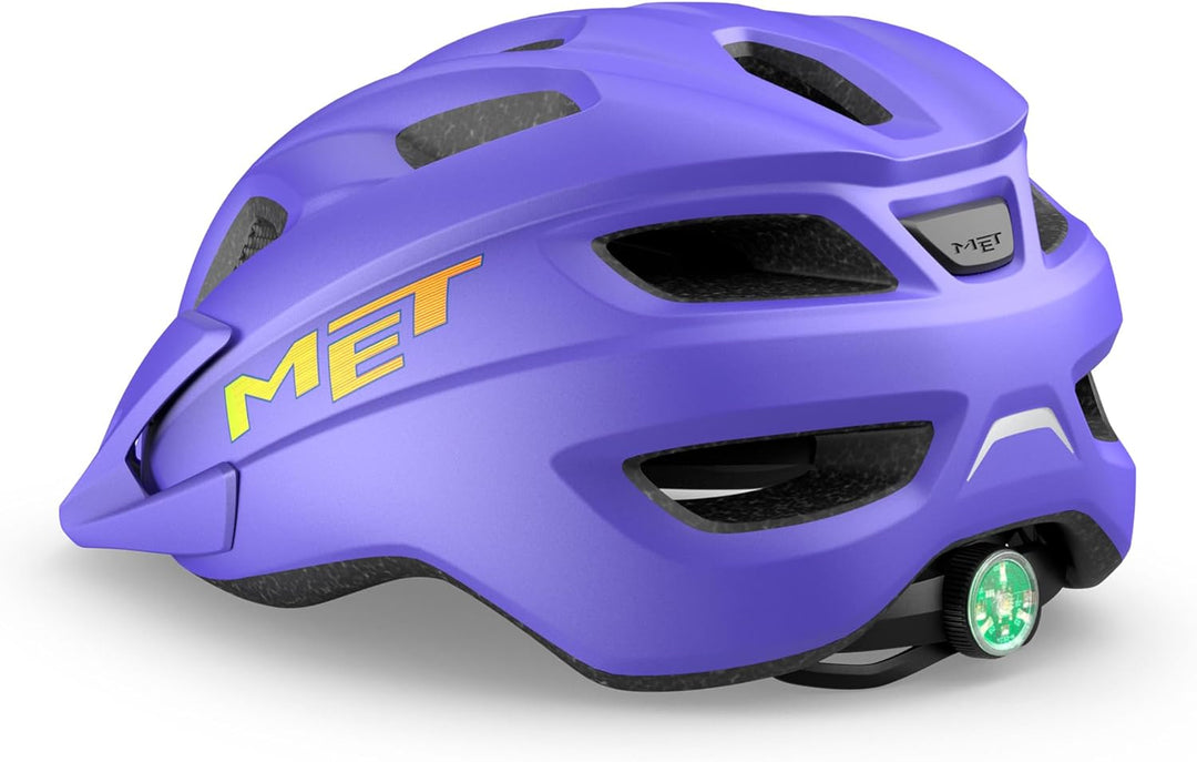 MET Unisex Jugend Crackerjack Fahrrad Hel, Mattviolett, UN