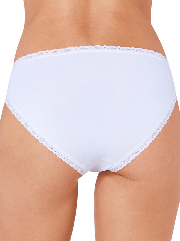Sloggi - 24/7 Cotton Lace - Tai Slip - 3er-Pack Basic/Running Style (NOS) 38 Weiss, Basic/Running St