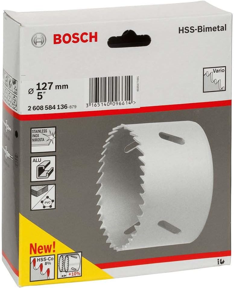 Bosch Accessories Bosch Professional 1x Lochsäge HSS Bimetall für Standardadapter (für Metall, Alumi