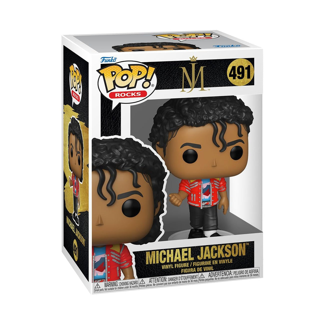 Funko Pop! Rocks: Michael Jackson - Beat It - Vinyl-Sammelfigur - Geschenkidee - Offizielle Handelsw