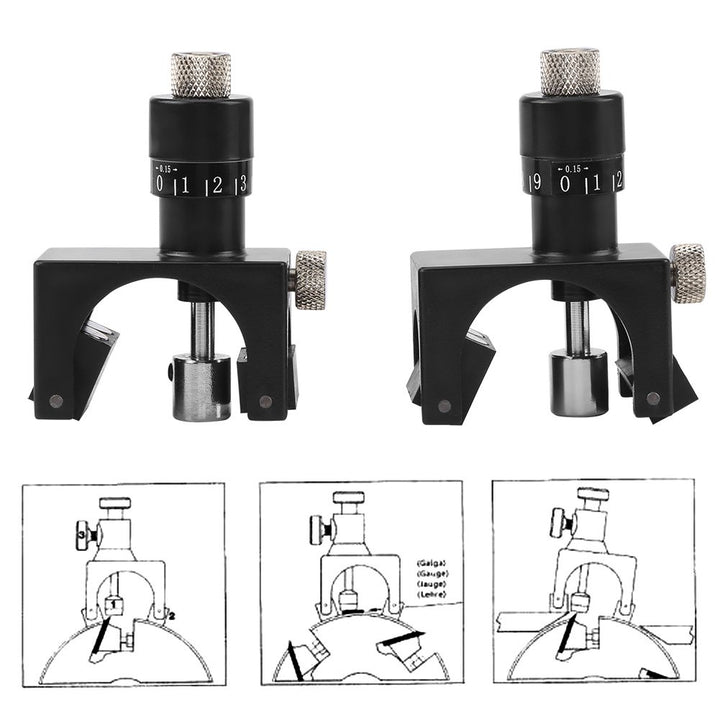 2 X Magnetischer Hobelmesser-Einstelllehre Einsteller, Verstellbarer Hobelmesser-Einsteller, Holzbea