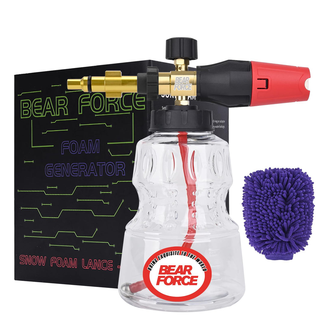 BEAR FORCE Hochdruckreiniger Schneeschaumlanze kompatibel für Lavor Wash Lidl, Vax, Parkside, Sterwi