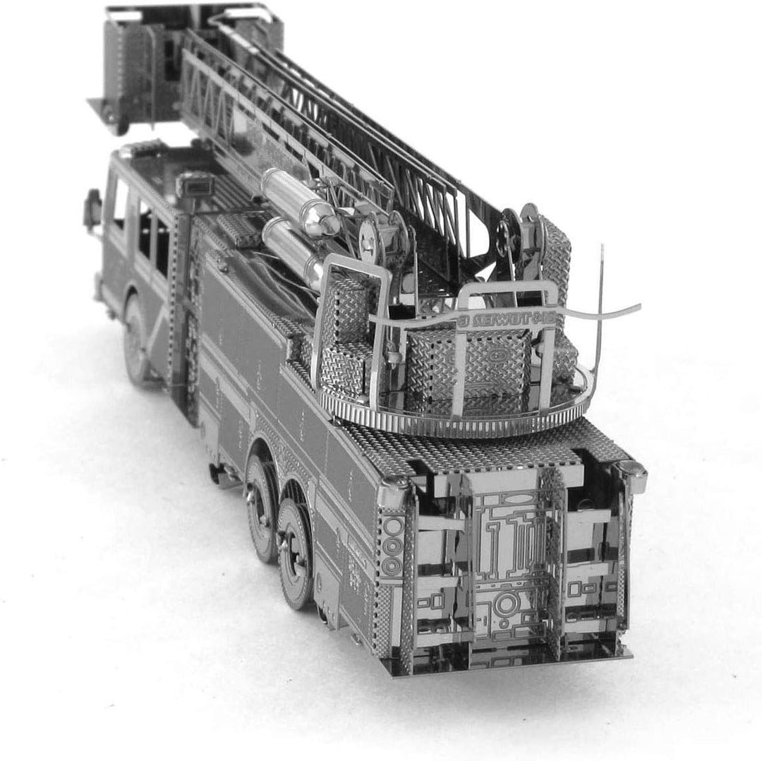 Metal Earth Fascinations Metallbausätze - Feuerwehrauto Löschfahrzeug Fire Truck, lasergeschnittener
