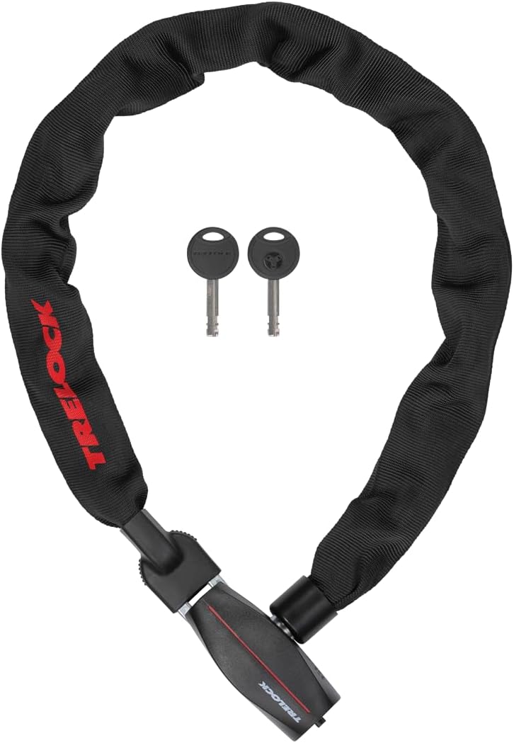 TRELOCK BC 480 Kettenschloss – Länge 85 cm – Kettenglieder 8 mm – Sicherheitsstufe 13 – Fahrradschlo