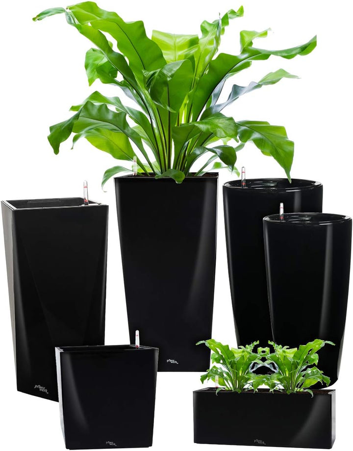Pflanzwerk® ÖKOSYSTEM Pflanzkübel TUB - Blumentöpfe Übertöpfe mit BEWÄSSERUNGSSYSTEM - 32x56x28cm Sh