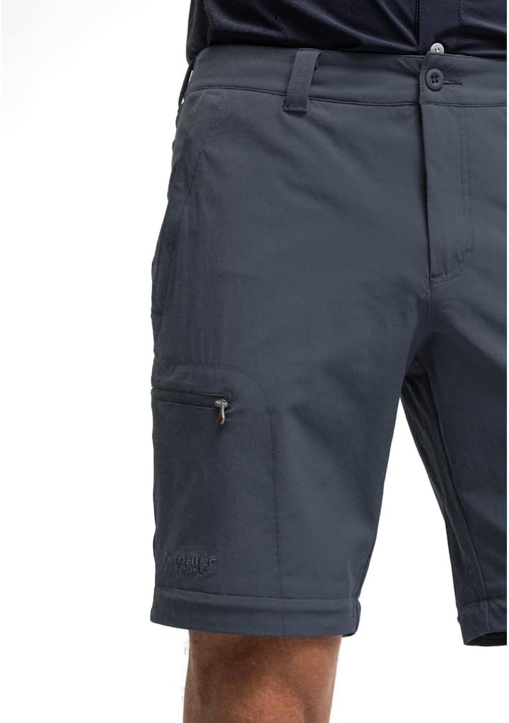Maier Sports Herren Outdoor Hose T-Zipp Tajo Tajo 23 Graphite, 23 Graphite