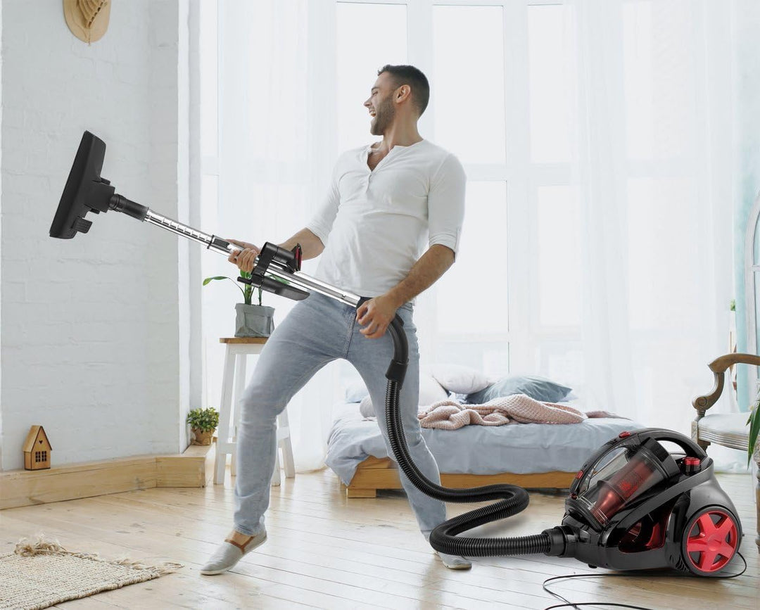 AG3000 - Staubsauger ohne Beutel - 900 Watt - Saugleistungsregelung- Starke Saugkraft - Staubsauger