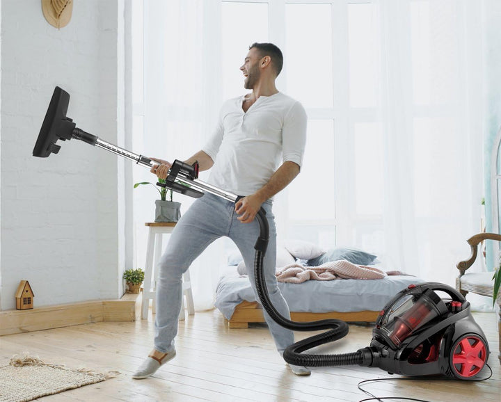 AG3000 - Staubsauger ohne Beutel - 900 Watt - Saugleistungsregelung- Starke Saugkraft - Staubsauger