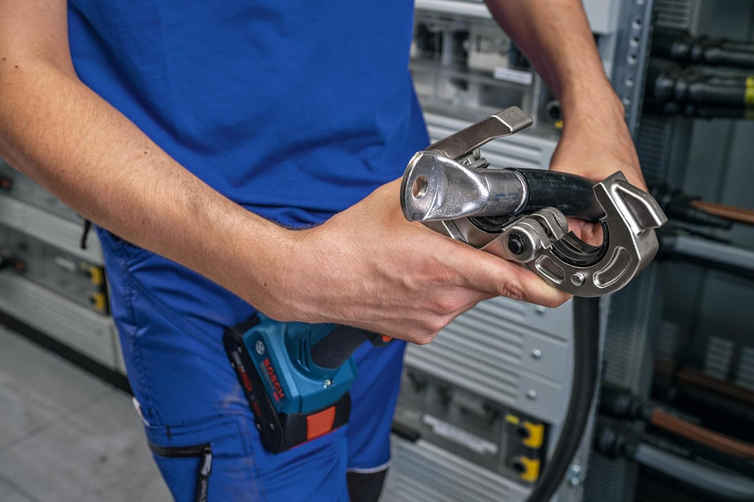 Bosch 1x PRO Presseinsatz für Kupfer (67 x 45 mm, Professional Zubehör Crimpwerkzeuge) E10, E10