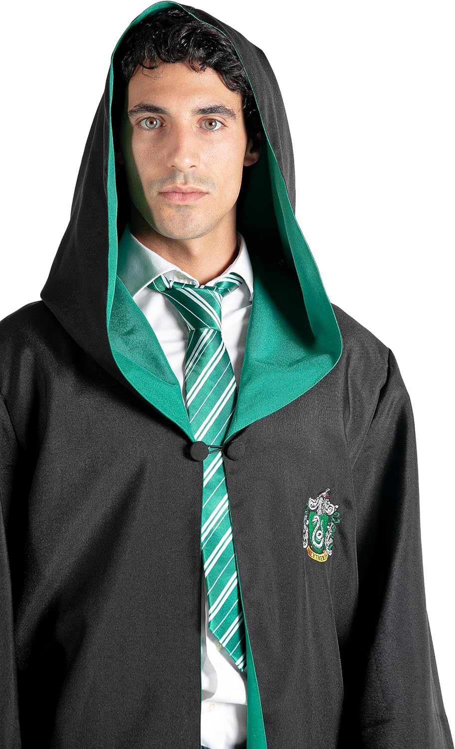 Ciao- Cloak Cape Tunic Deluxe official Harry Potter Wizarding World (One size adult) with embroidere