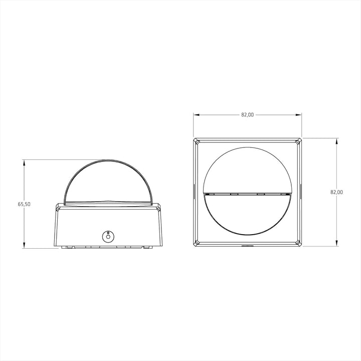 Theben 1010201 theLuxa R180 BK – 180° Passiv Infrarot (PIR) Bewegungsmelder für den Aussenbereich -