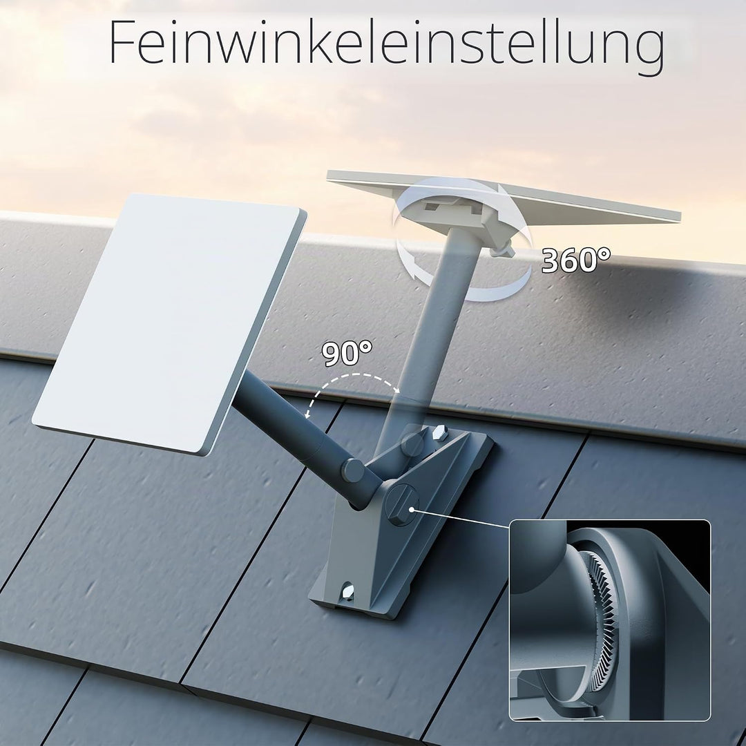 Joinfworld Starlink Gen 3 Halterung,360° Verstellbare V3 Starlink Wandhalterung,starlink mini halter