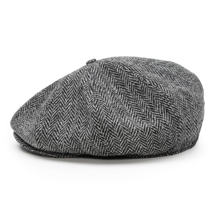 Sterkowski Peaky Style | Harris Tweed Schiebermütze für Herren | Warm Komfortabel Schirmmütze 54 Sch