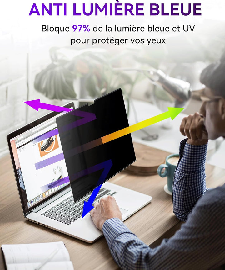 Magnetischer Blickschutzfilter für MacBook Air 13 Zoll (2018 – 2021, M1) / MacBook Pro 13 Zoll (2016