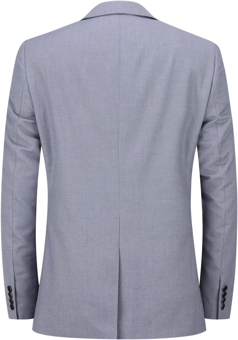 YOUTHUP Anzug Herren Regular Fit 3 Teilig Anzüge Peak Lapel Morden Herrenanzug Business Hochzeit Smo