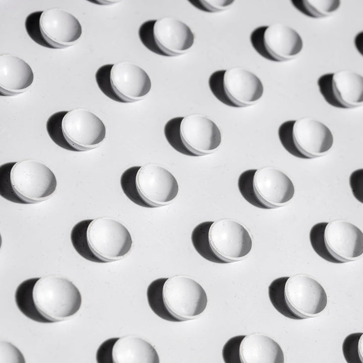 Croydex Hygiene-n-Clean Badewanneneinlage gross Gummi antibakteriell 37 x 90 cm Weiss