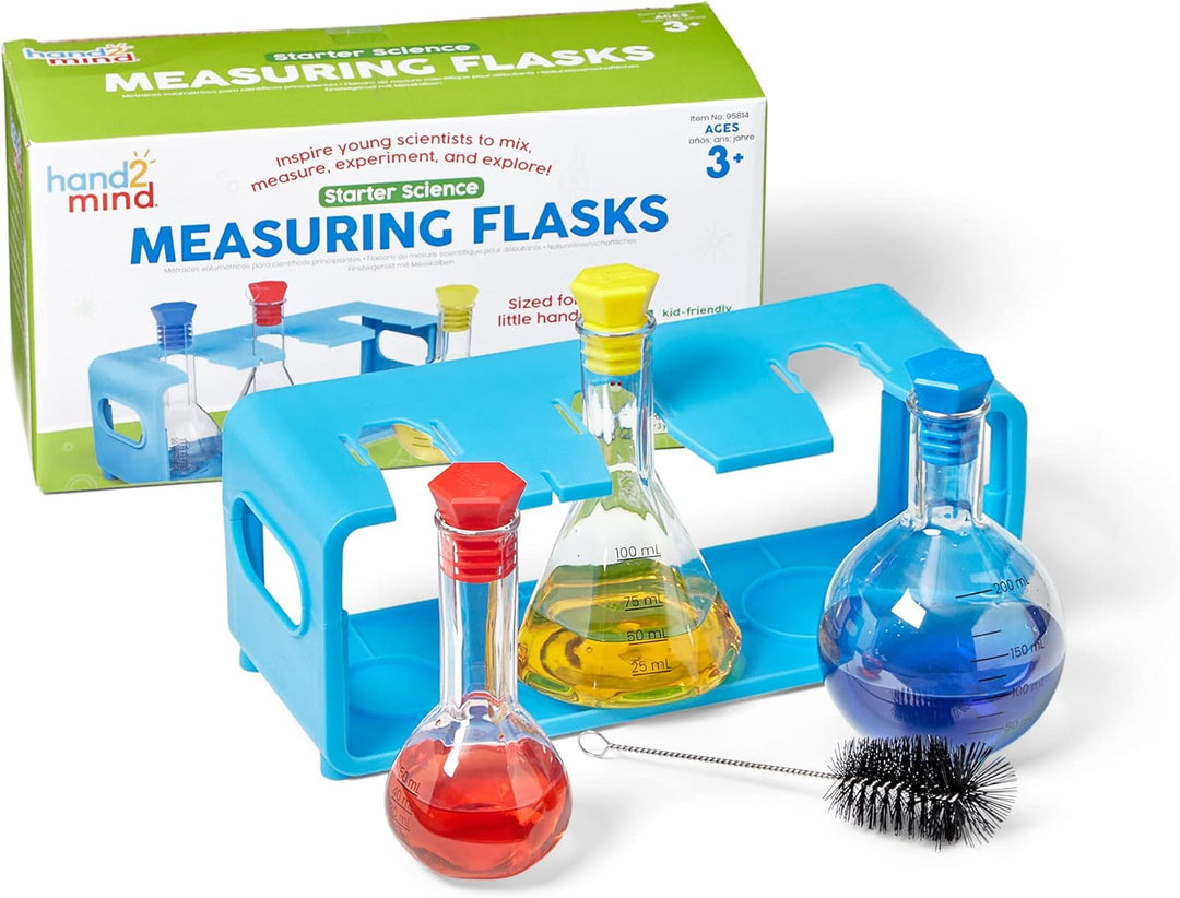 Learning Resources Naturwissenschaftliches Einsteigerset mit Messkolben, Kunststoff-Messbecher für K