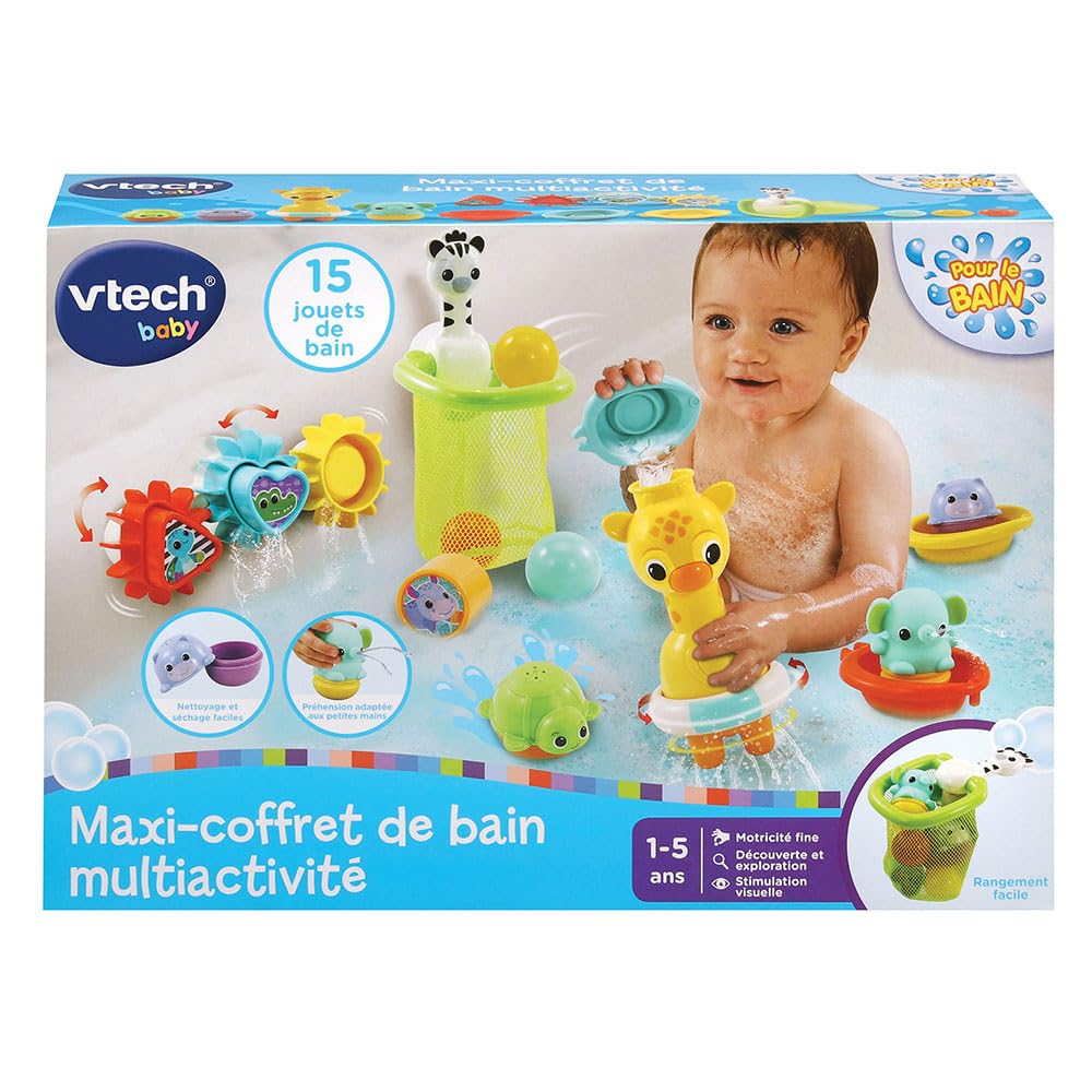VTech 563005 Animaux Badespielzeug, Mehrfarbig, M