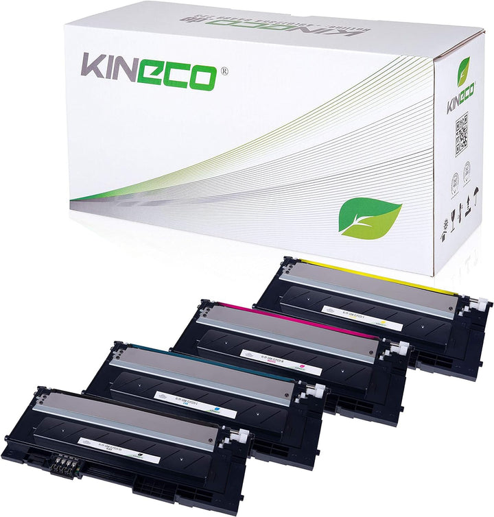 4 Toner kompatibel mit CLP-320 für Samsung CLP-325, CLX-3180, CLX-3185 - Schwarz 1.500 Seiten, Color