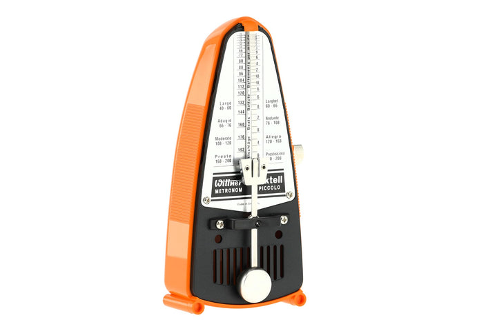 Wittner Metronom 830 231 Kunststoffgehäuse ohne Glocke Taktell Piccolo orange orange Single, orange