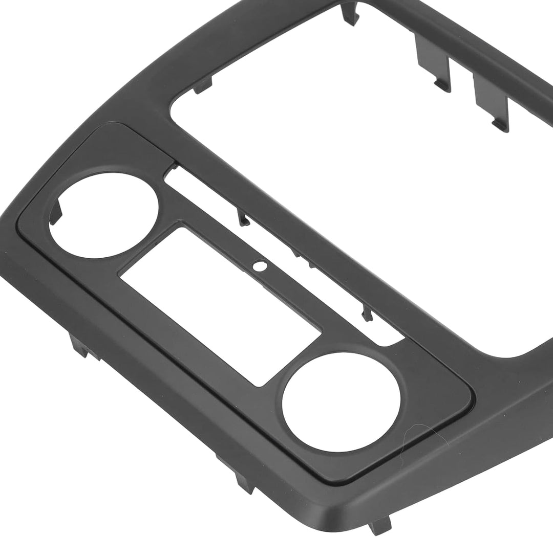 Radio-Faszienspieler, Autoradio Rahmen Blende 2DIN Radio Frontplatte ABS-Autoverkleidungsersatz für