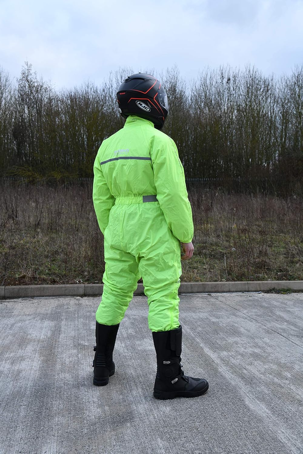 Oxford Damen Rainseal Kit Überjacke und Hose Überjacke fluoreszierend 3XL, Überjacke fluoreszierend