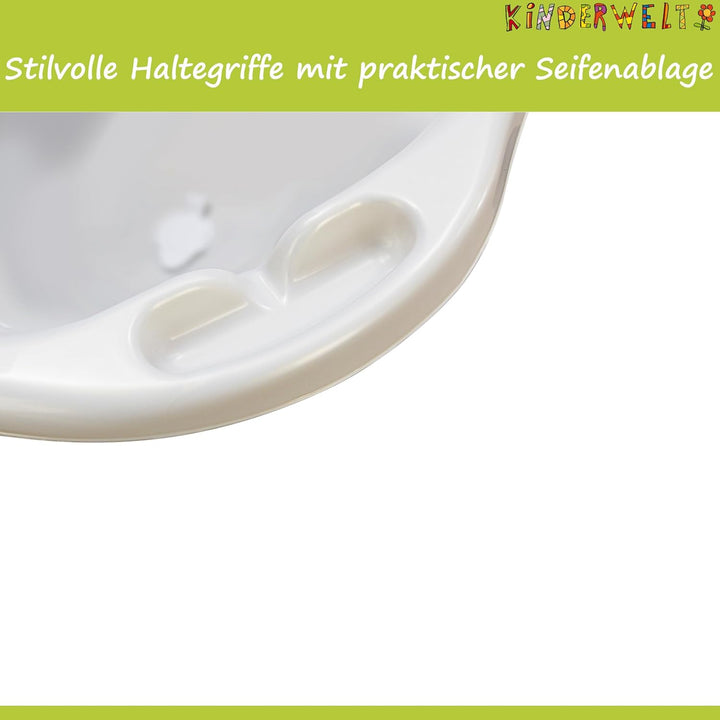 KiNDERWELT Babywanne 84 cm - Baby Badewanne mit Disney Winnie Pooh - BPA-Frei - Wanne zum Baden für