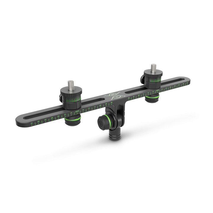 Gravity Stereo-Mikrofonschiene MS STB 01 PRO für 2 Mikrofone, stufenlose Einstellung, GMSSTB01PRO, s
