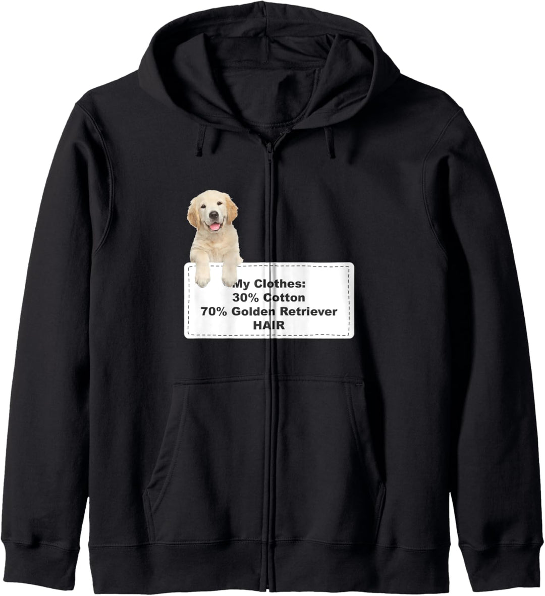 Funny Shedding Dog Golden Retriever Puppy Kapuzenjacke