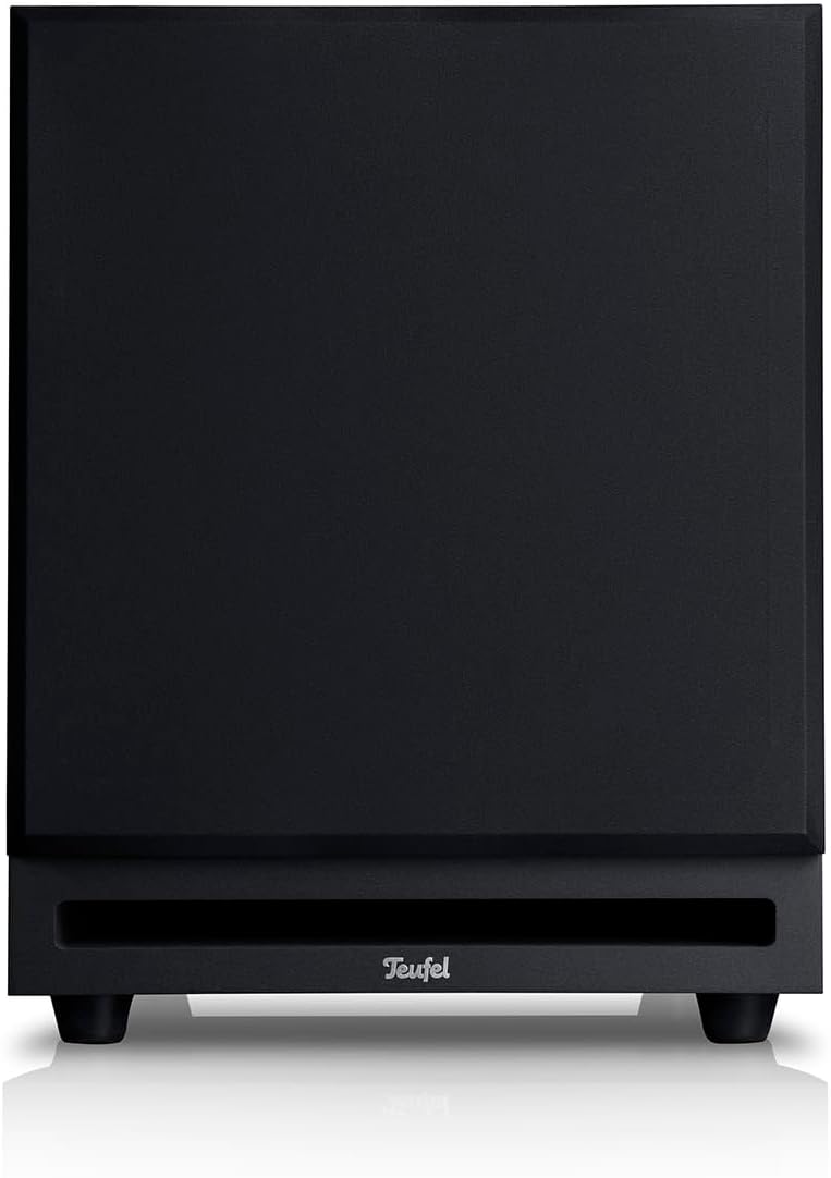 Teufel Aktiv-Subwoofer S 6000 SW - Mächtiger Subwoofer (optional kabellos), 300 mm Tieftöner, Frontf