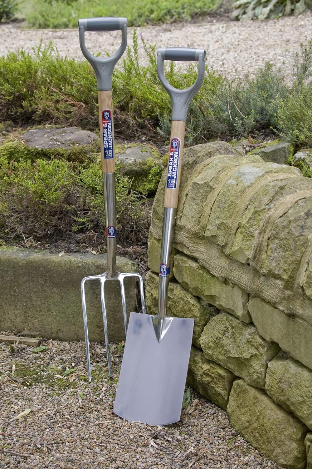 Spear & Jackson 1161BS Neverbend Rostfreier Damenspaten Border Spade, Border Spade